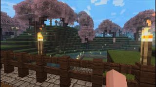 MineCraft Cherry Blossom Park Tour