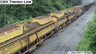 Harsco Track Technologies Railgrinder on CSX Trenton Line June 3 2009