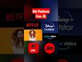 Netflix, Amazon prime video, Disney +hotstar in free Trick