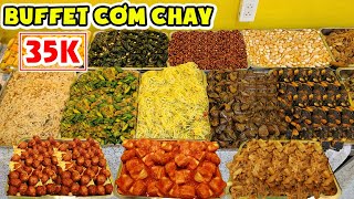 Hấp Dẫn Buffet Cơm Chay 35K Với Hơn 20 Món Thơm Ngon Bổ Dưỡng Ăn Không Giới Hạn