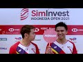 SimInvest Indonesia Open 2021 | Quick Question with Nur Izzudin & Goh Sze Fei