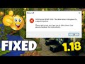 How To Fix Minecraft GLFW Error 65542 In Version 1.18.1 (Tlauncher + Premium) [100% Fix]