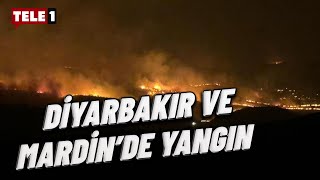 Diyarbakır ve Mardin'de yangın: 5 ölü, 44 yaralı