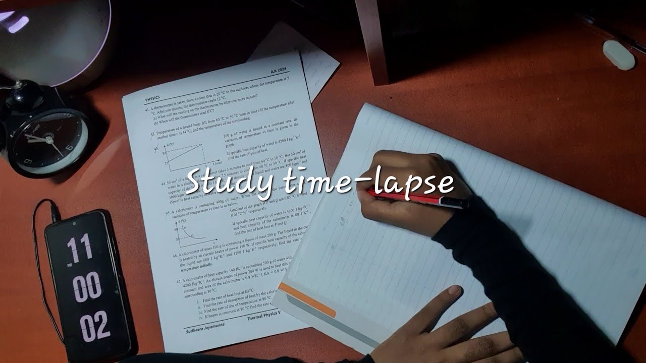Study Vlog Study Time Lapse 03 Youtube
