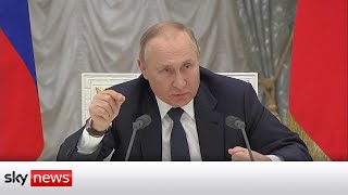 'We had to invade Ukraine,' says Putin