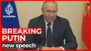 Putin says invasion going according to plan