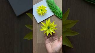 How to make paper flower #shorts #youtubeshorts #papercraft #ytshorts #trending #paperflower #viral