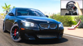 BMW M5 E60 - POV DRIVE in Forza Horizon 5 | Logitech G29 Steering Wheel Gameplay