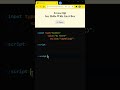 Javascript, say hello with a button,  function and alert box