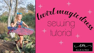 Let The Magic Begin!  Epic Twirl With A Secret Inside!  Knit Dress Sewing Tutorial!