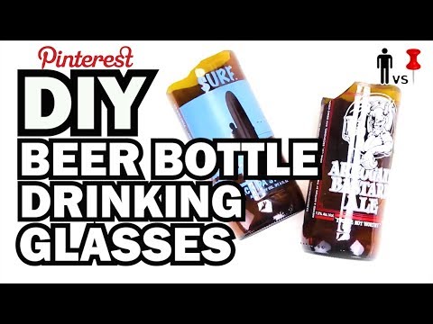 Turn Beer Bottles into Glasses, MAN VS. PIN #8 Turn Beer Bottles into Glasses, MAN VS. PIN #8