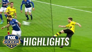 Guerreiro nets stunning volley for Dortmund vs. Schalke | 2017-18 Bundesliga Highlights