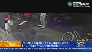 Police Search For Suspect Who Shot Man Friday In Harlem
