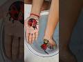 Wow 😨 creative ladybug 🪲🪲🪲 drawing floating in the water 😷💦💦#trending #art #shorts