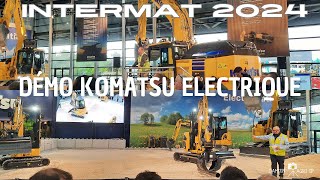 🏗️ INTERMAT 2024 🏗️ / DEMO KOMATSU Electrique 🌏