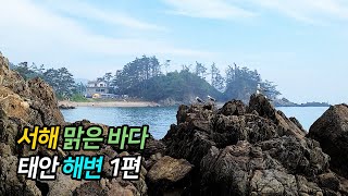 서해 맑은 바다 태안 해변 1편