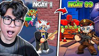 BI HUỲNH CÙNG EM GÁI ANIME SINH TỒN 100 NGÀY TẬN THẾ TRONG ROBLOX