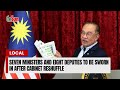 Seven ministers and eight deputies to be sworn in after Cabinet reshuffle