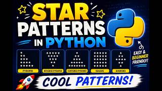 Create AWESOME Star Patterns in Python ✨ Beginner Tutorial !!