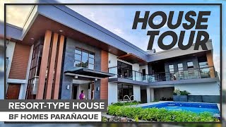 House Tour 06 || Brand New Resort-Style House in BF Homes Paranaque City  | Mansion Tour
