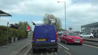 Driving On Oldbury Road, Tudor Way, Bromyard Road, St Johns \u0026 Tybridge Street, Worcester, England