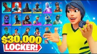 Revealing My $30,000 Fortnite Locker!