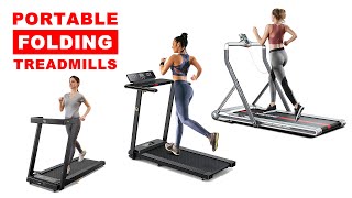🏃‍♀️Portable Folding Treadmills for Small Spaces 2023 | UREVO, OVICX, RHYTHM FUN, Dynamax RunningPad