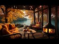 lakeside morning autumn bliss campfire and birdsong for a cheerful and relaxing day fall ambience