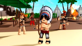 🏹 A GUERRA MAIS LOUCA DE ÍNDIOS NO BROOKHAVEN! - ROBLOX