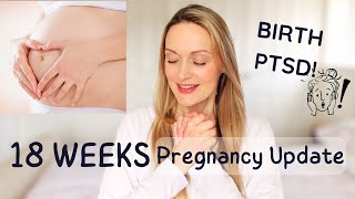 18 WEEKS PREGNANT | BIRTH PTSD \u0026 STARTING THERAPY | Pregnancy Vlog | Baby Stuff