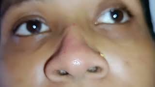 piggy nose challenge with flashlight zoom camera picking #nosepiercing #septumpiercing #makeup