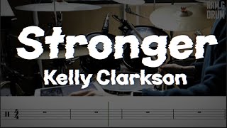 Kelly Clarkson - Stronger/드럼악보/Drum tutorial/drum score/아리아나그란데/켈리클락슨/스트롱거/pop