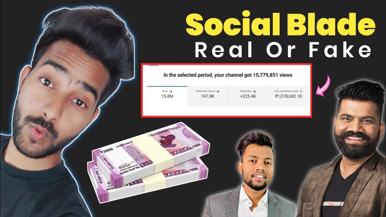 How To See Earnings Of YouTube Creators | Social Blade Real Or Fake ...