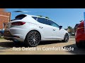 Seat Leon Cupra 290 Stock Exhaust Vs Resonator Delete, Comfort Vs Cupra Mode