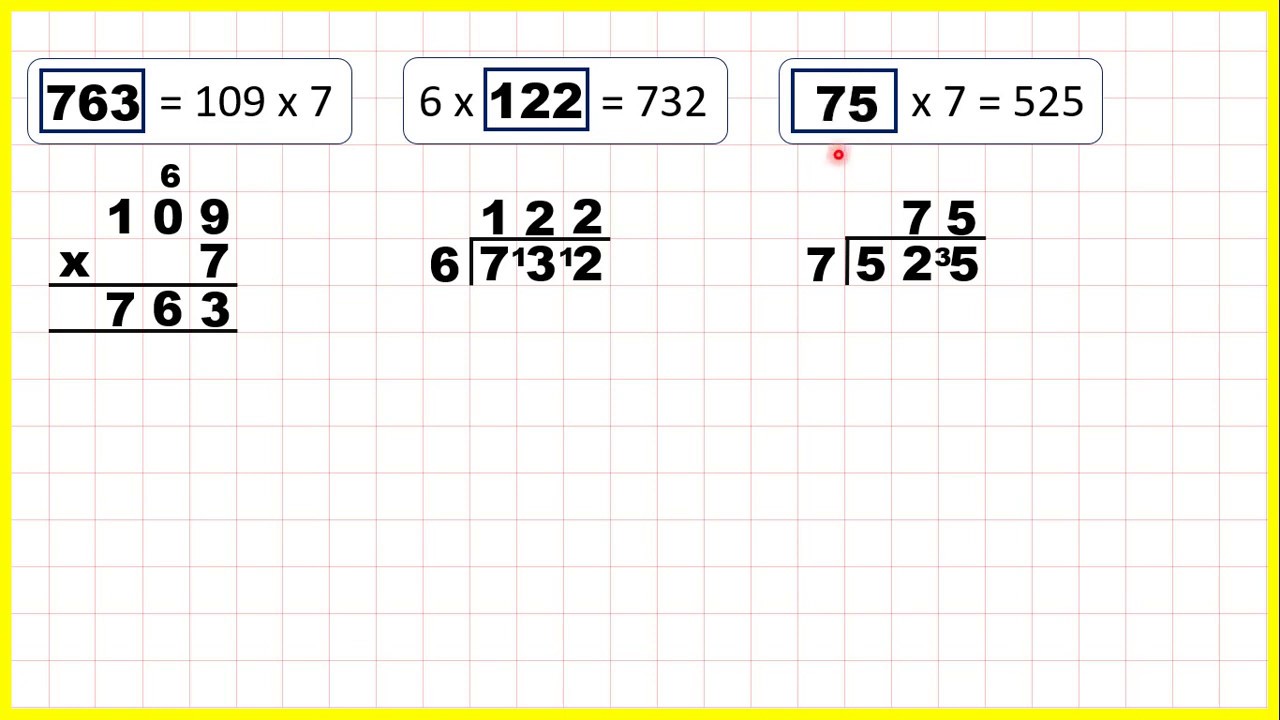 Solve Missing Number Multiplication Problems Youtube