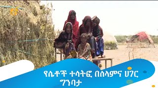 የሴቶች ተሳትፎ በሰላምና ሀገር ግንባታ