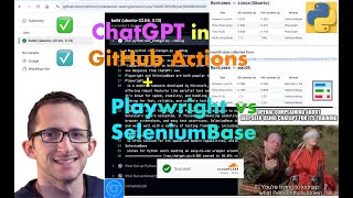 ChatGPT in GitHub Actions + Playwright vs SeleniumBase