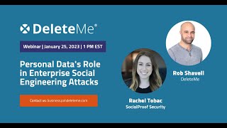 Personal Data's Role in Enterprise Social Engineering Attacks
