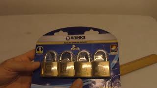 Brinks Four Lock Set for the Gym