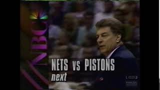 Nets Pistons|  NBC | Next Bumper | 1993