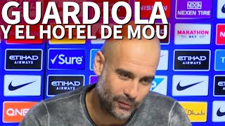 Preguntan a Guardiola sobre el hotel de Mou en Manchester | Diario AS