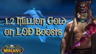 Spending 1.2 Million Gold on LOD Boosts - Icecrown Warmane | WoW