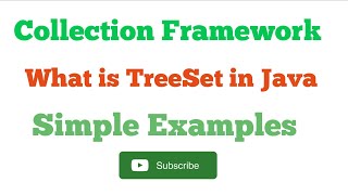 What is TreeSet in Java with simple example