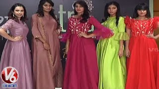 Sutraa Fashion Exhibition : Models Ramp Walk At Marigold Hotel For Curtain Rise Event|V6 Telugu News