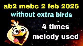 Angry birds 2 mighty eagle bootcamp Mebc 2 feb 2025 without extra birds 4 melody used#ab2 mebc today