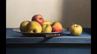 Dutch still life with apples - time lapse movie