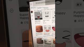 Free Super Happy Face? 😱 #roblox #supersuperhappyface