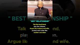 BEST RELATIONSHIP 🫂 //✍️ APJ Abdul Kalam Sir // 🔥🔥 Powerful Motivational quotes// #motivational