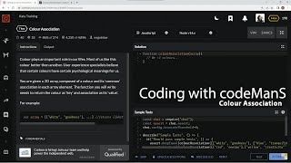Codewars 7 kyu Colour Association JavaScript