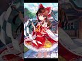 博麗霊夢 原作 vs博麗靈夢 旧作 強さ比べ 東方project 東方 touhou